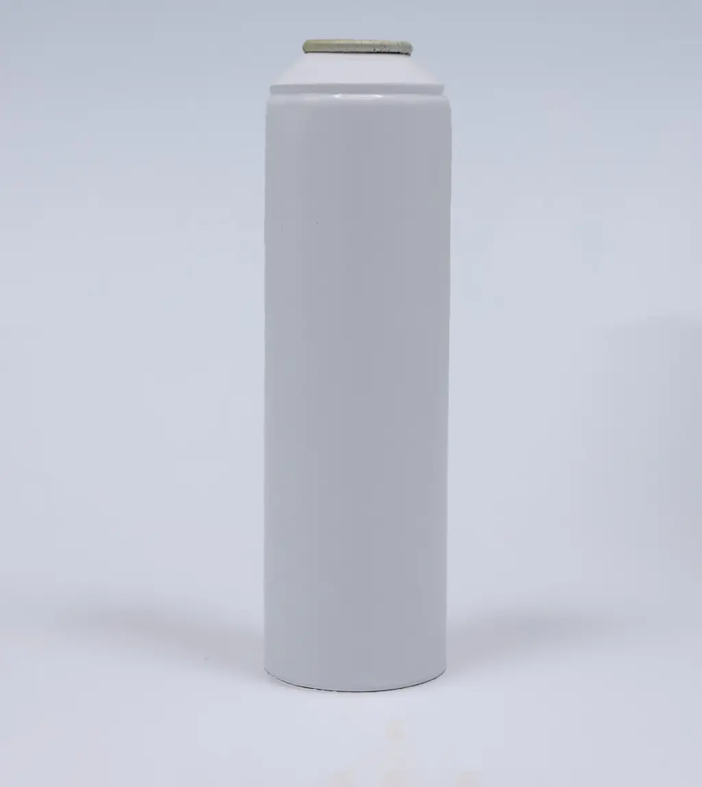 Gorge aluminum aerosol can, 53x202mm, White base